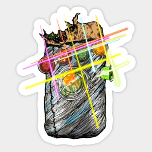 Infinity Burrito Sticker